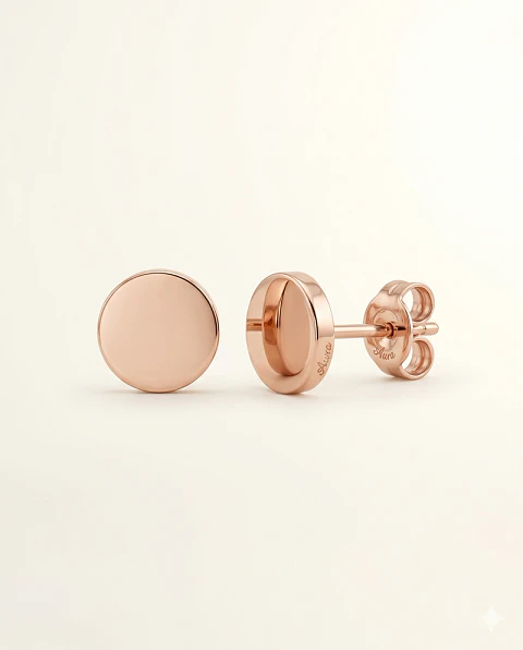 Soft-Glow Stud Earrings