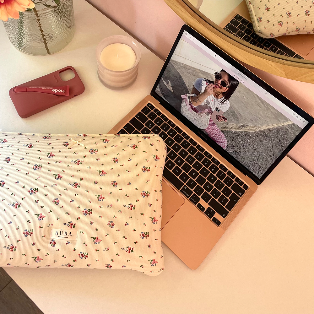 Funda Laptop/ Ipad- Cream 2