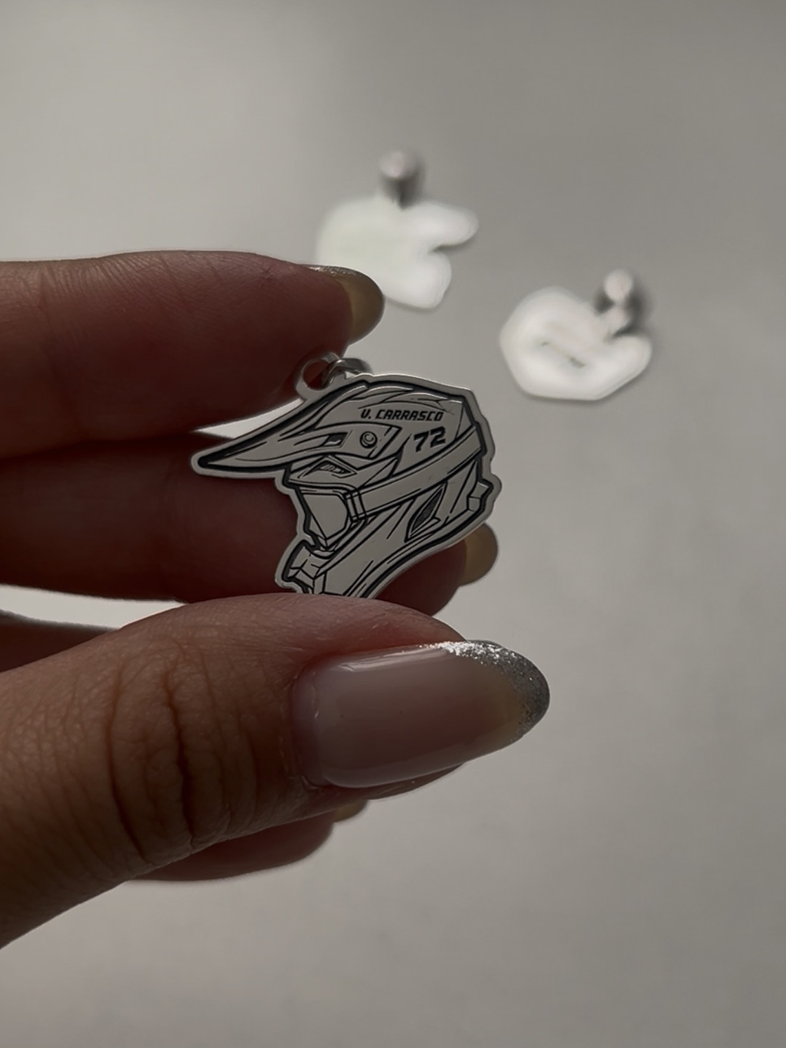 Colgante Casco Enduro 1