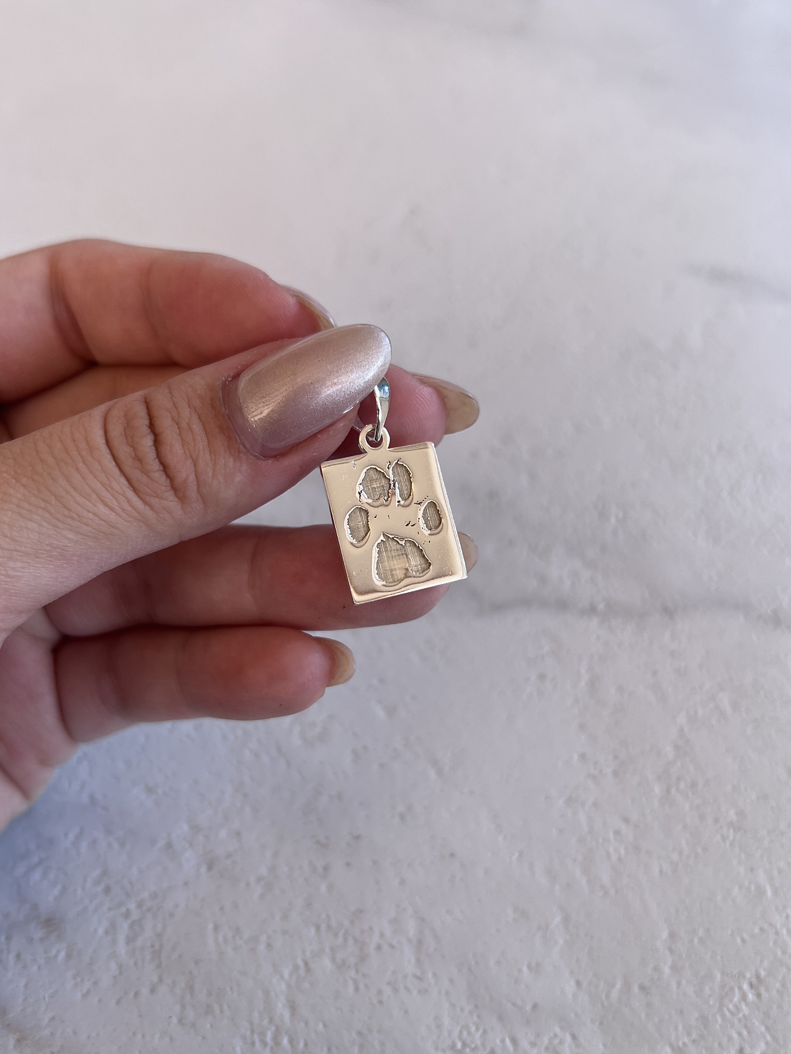 Colgante huella permanente 1