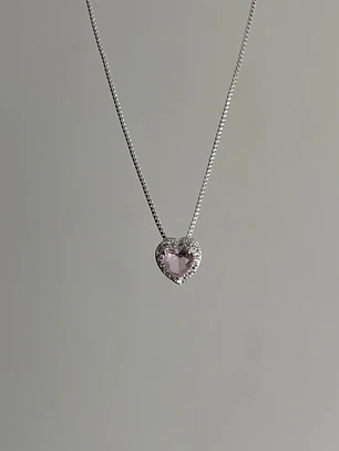 Collar Sweet Heart Pink