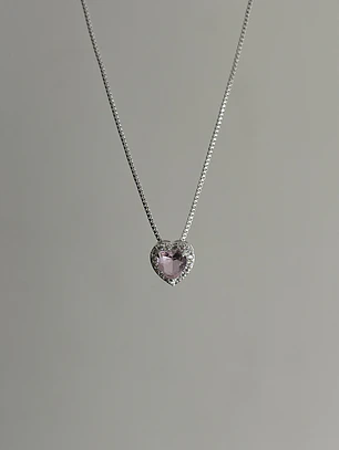 Collar Sweet Heart Pink