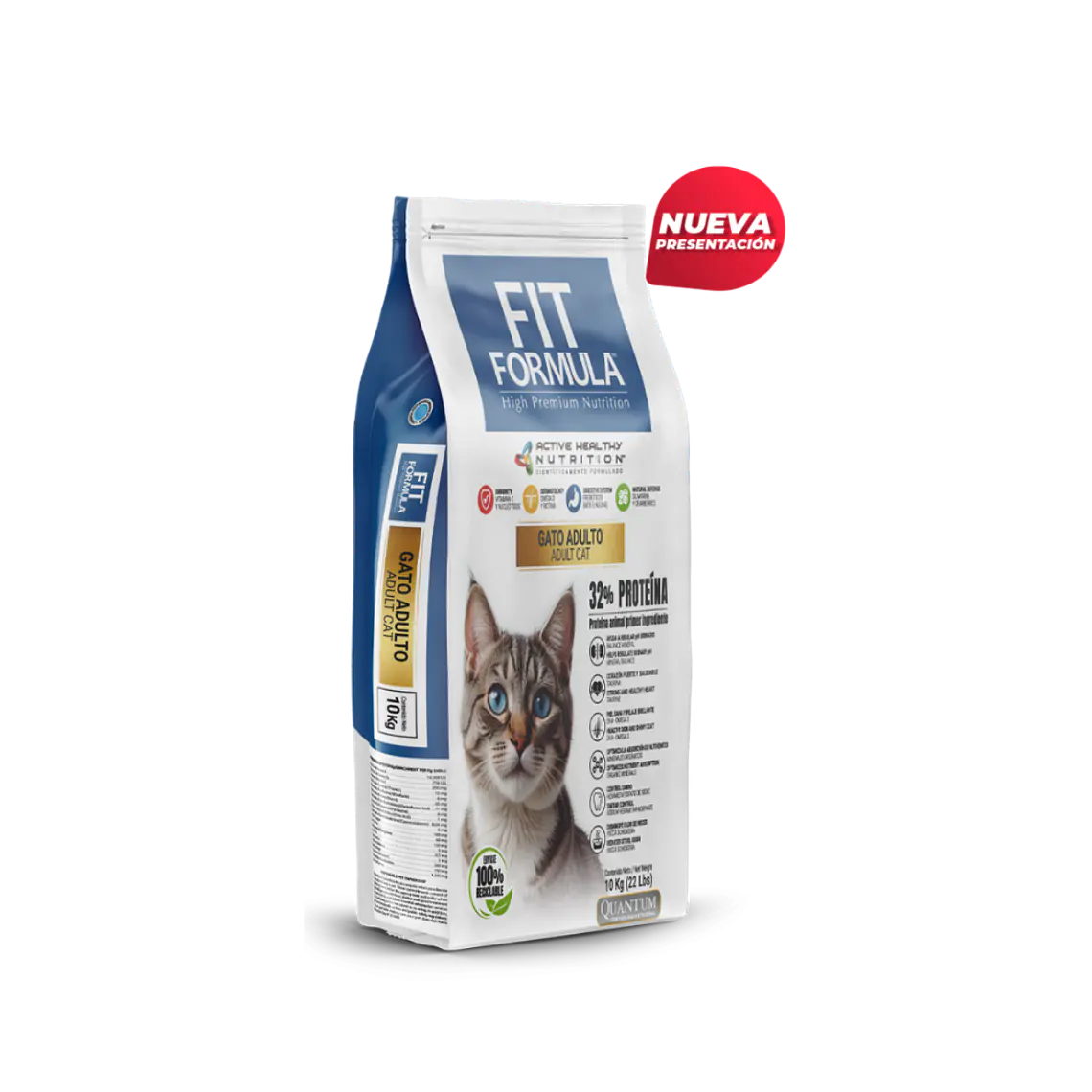 Alimento Fit Formula Gato Adulto - 10kg 1