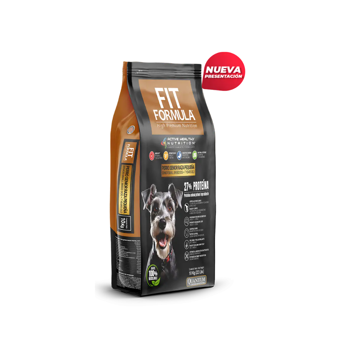 Alimento Fit Formula Perro Senior Raza Pequeña - 10kg 1