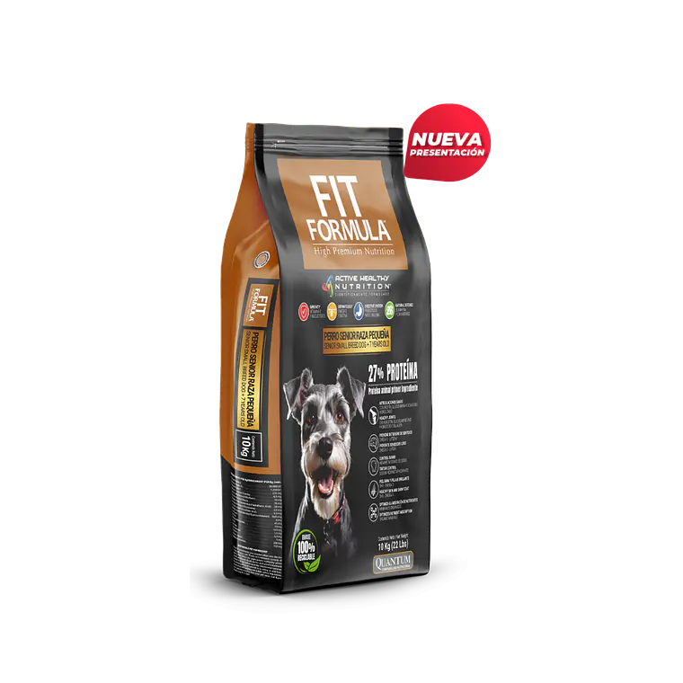 Alimento Fit Formula Perro Senior Raza Pequeña - 10kg 1