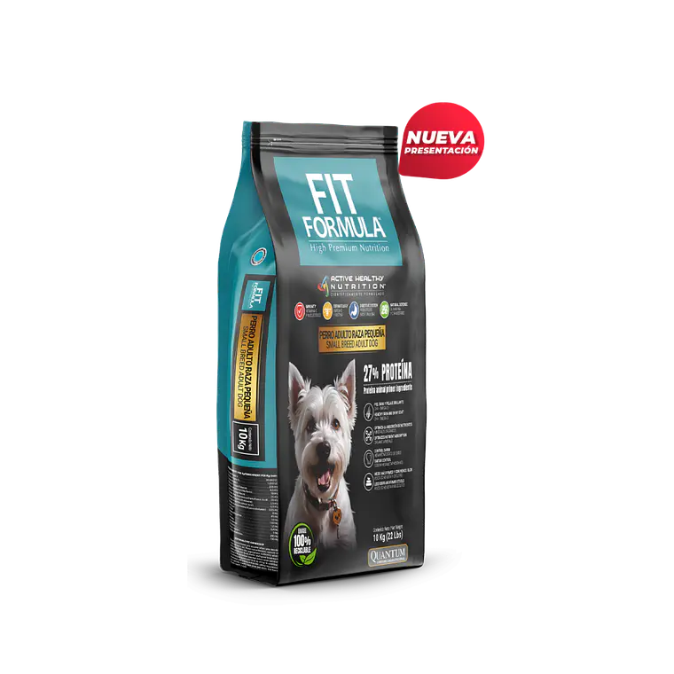 Alimento Fit Formula Perro Adulto Raza Pequeña - 10kg 1
