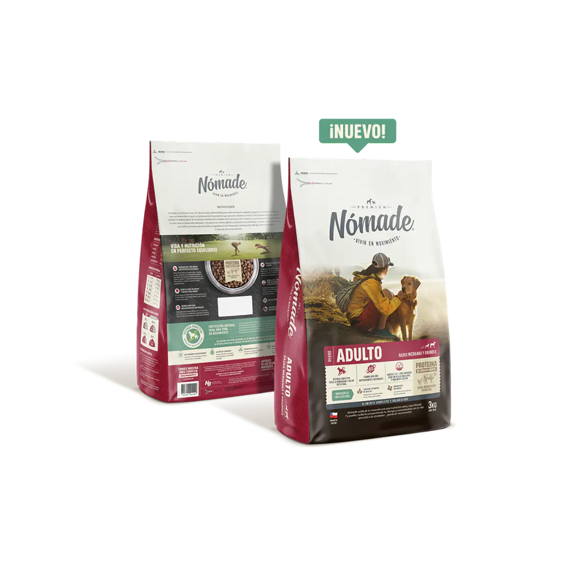 Alimento Nomade Perro Adulto Mediano Grande - 20kg 1