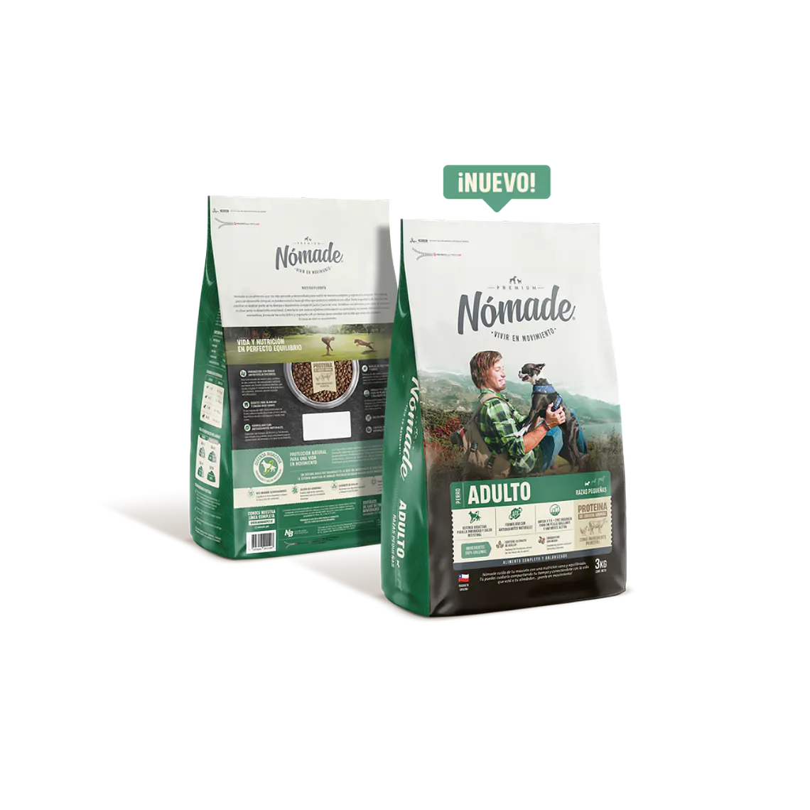 Alimento Nomade Perro Adulto Raza Pequeña - 10kg 1