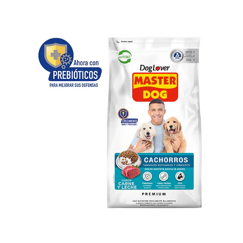 Alimento Master Dog Perro Cachorro - 18kg