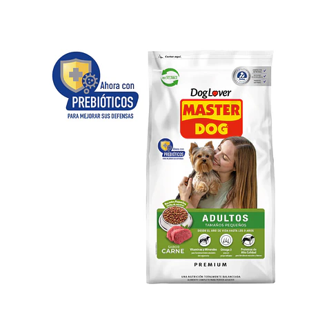 Alimento Master Dog Perro Adulto Raza Pequeña - 18kg