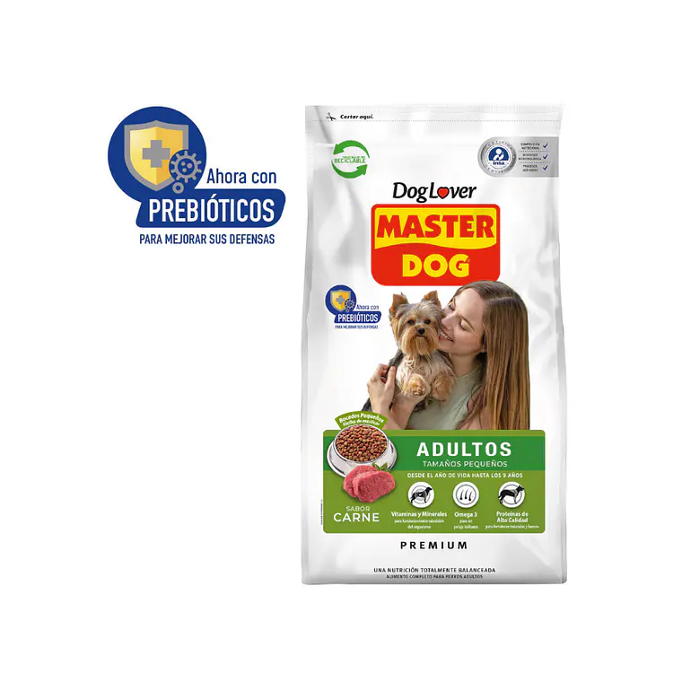 Alimento Master Dog Perro Adulto Raza Pequeña - 18kg 1