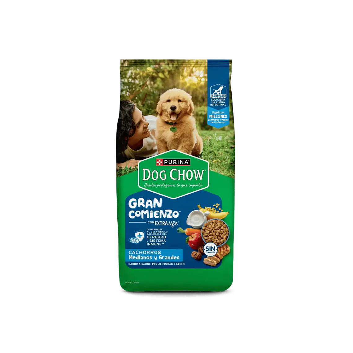 Alimento Dog Chow Perro Cahorro Mediano Grande - 19.5kg 1
