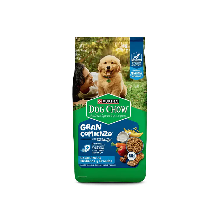 Alimento Dog Chow Perro Cahorro Mediano Grande - 19.5kg 1