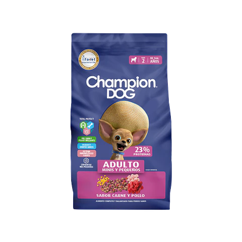 Alimento Champion Dog Perro Adulto Raza Pequeña - 18kg