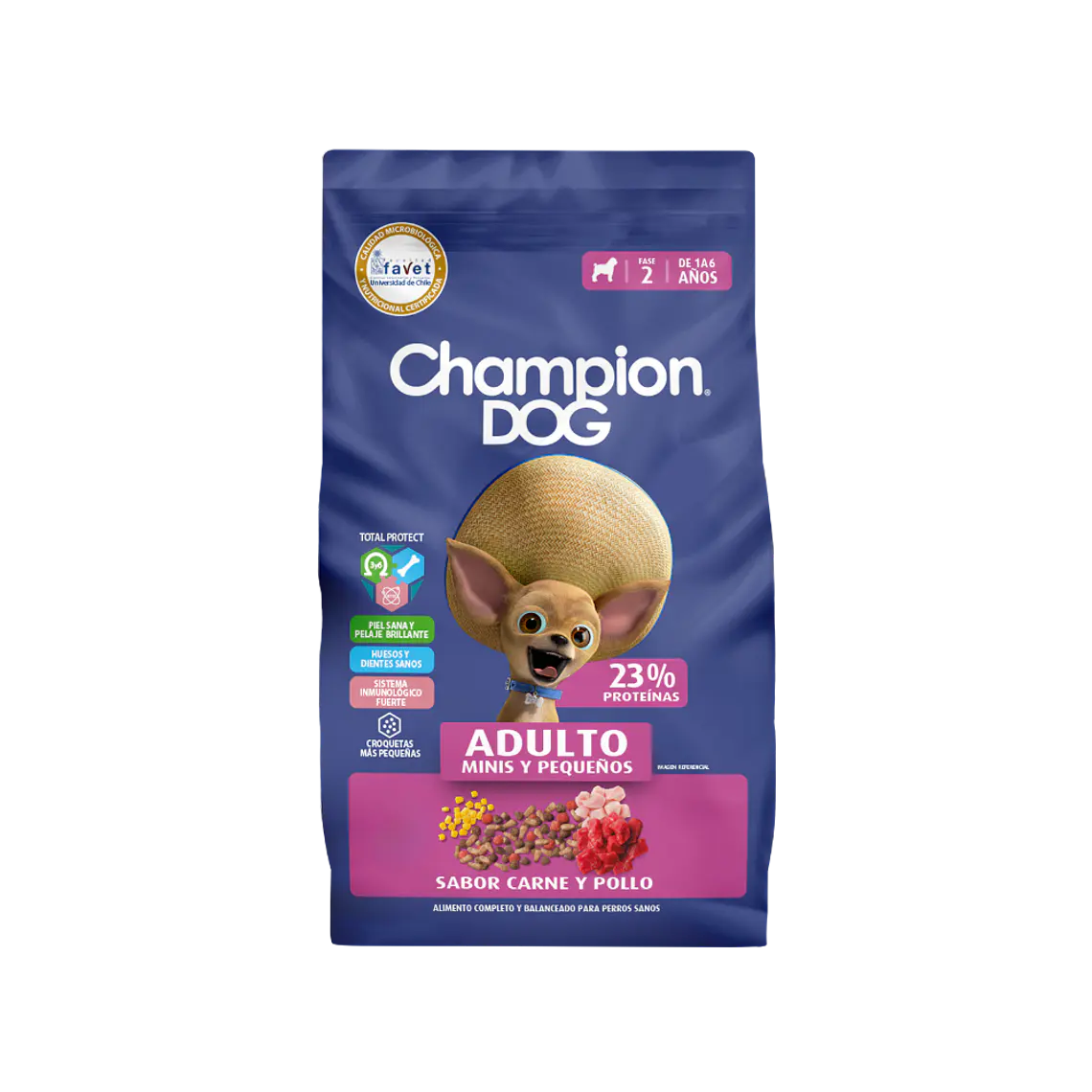 Alimento Champion Dog Perro Adulto Raza Pequeña - 18kg 1