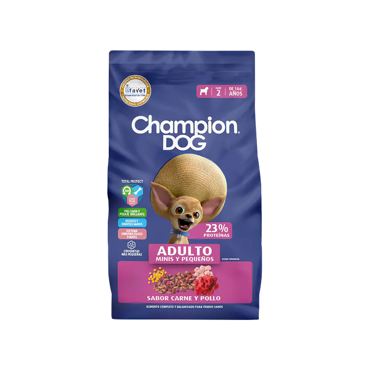 Alimento Champion Dog Perro Adulto Raza Pequeña - 18kg 1