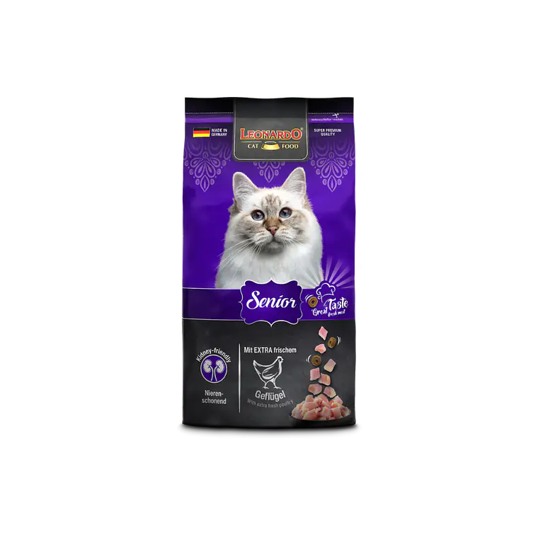 Alimento Leonardo Gato Senior - 1.8kg 1
