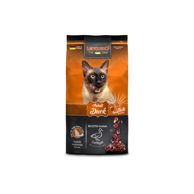 Alimento Leonardo Gato Adulto Duck - 1.8kg 1