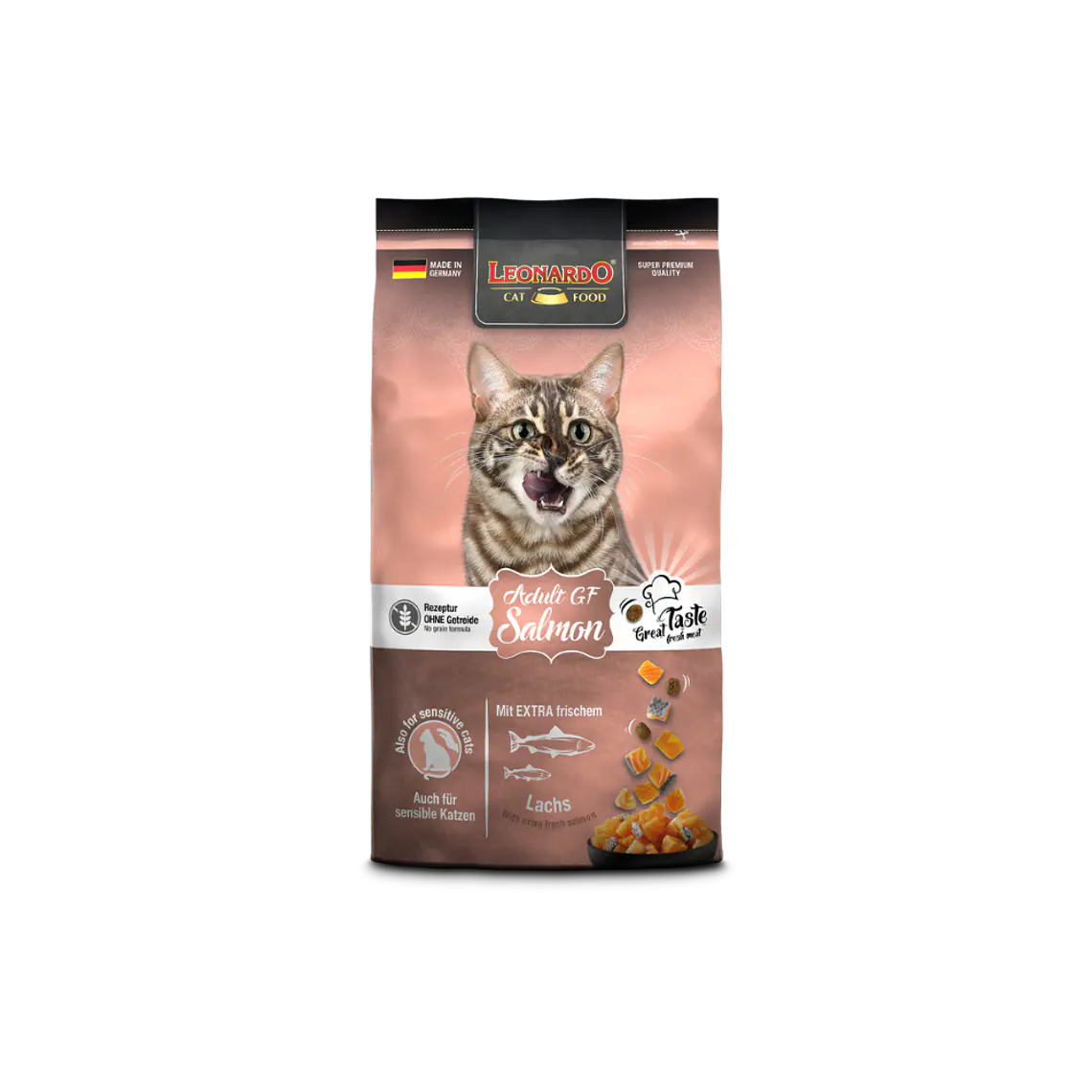 Alimento Leonardo Gato Adulto Gf Salmon - 7,5kg 1