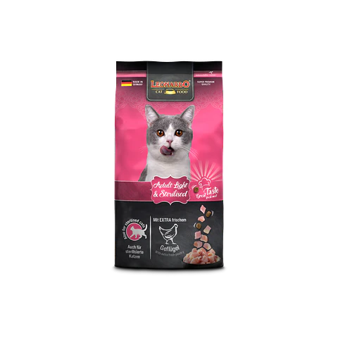 Alimento Leonardo Gato Adulto Light y Sterilised - 7.5kg