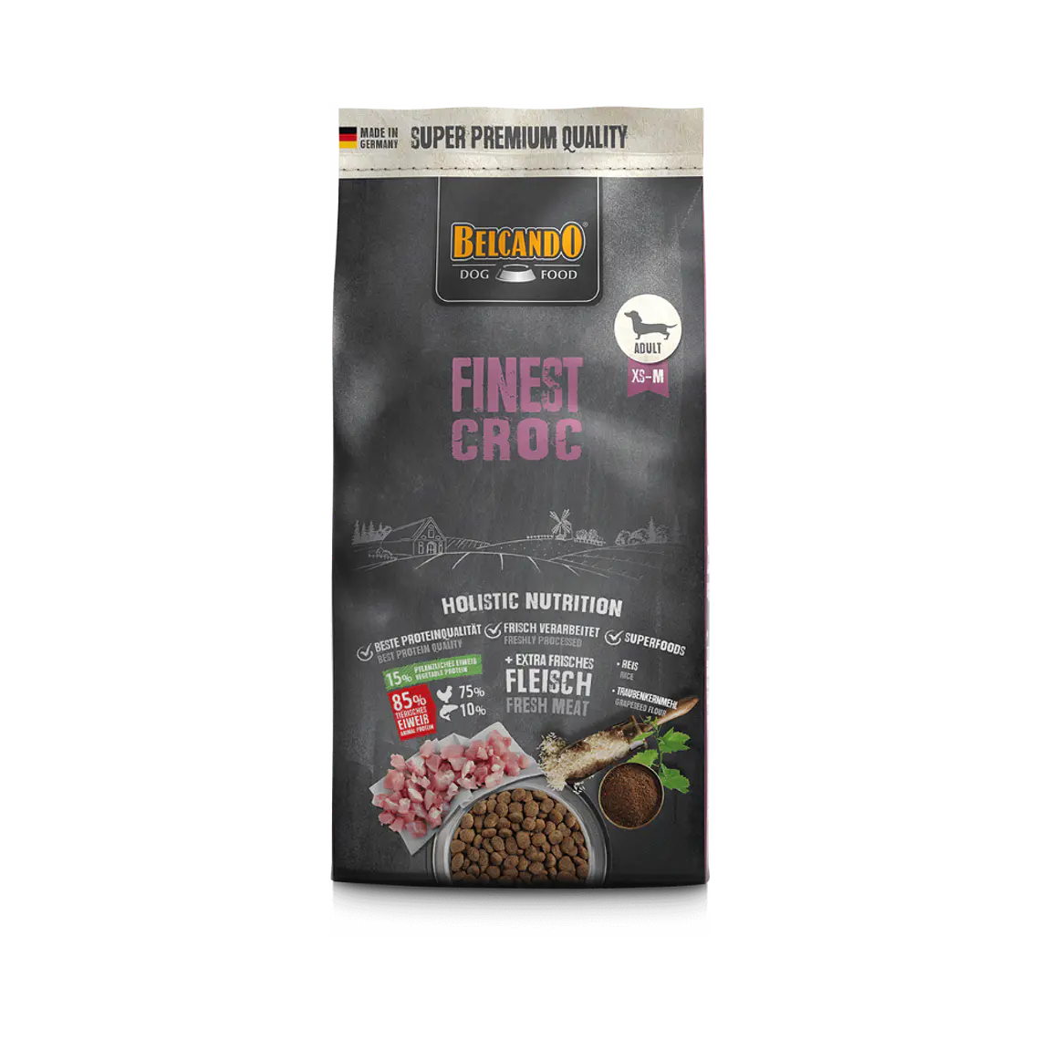 Alimento Belcando Perro Adulto Finest Croc - 12.5kg 1