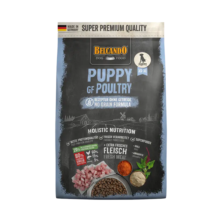 Alimento Belcando Perro Puppy Gf Poultry - 1kg 1