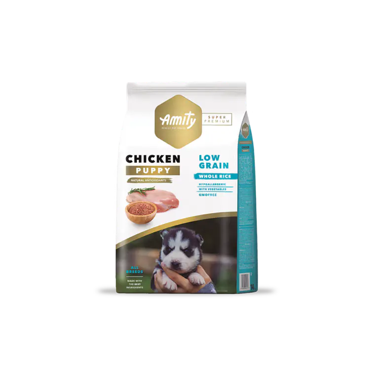 Alimento Amity Perro Puppy Pollo - 14kg 1