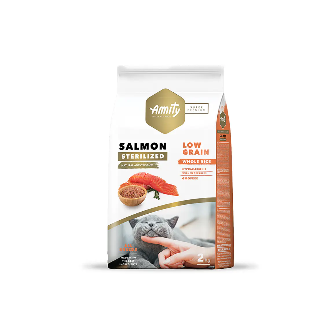 Alimento Amity Gato Sterilized Salmon - 2kg 1