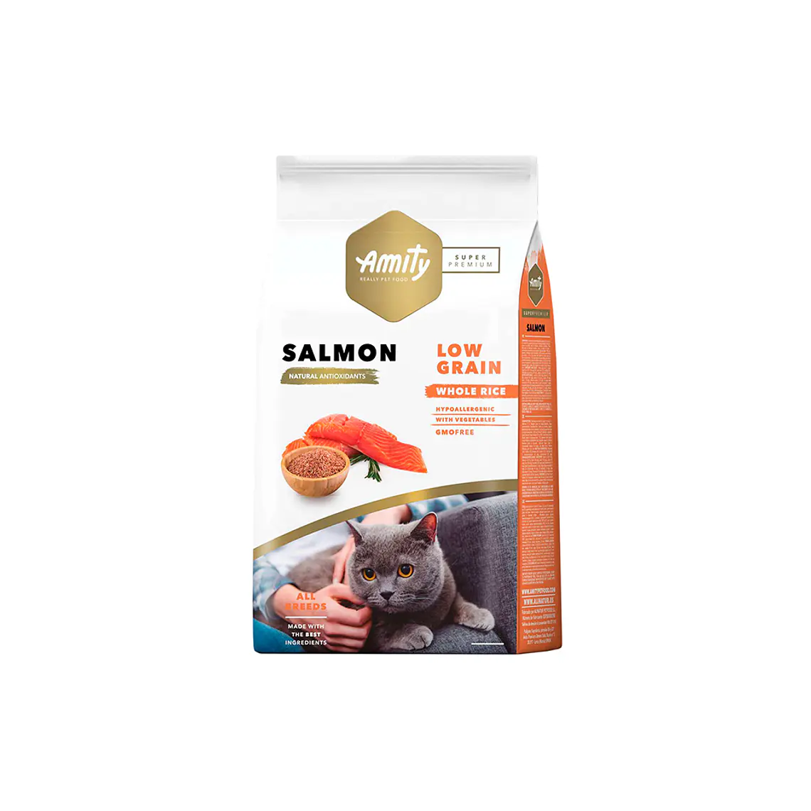 Alimento Amity Gato Adulto Salmon - 7kg 1