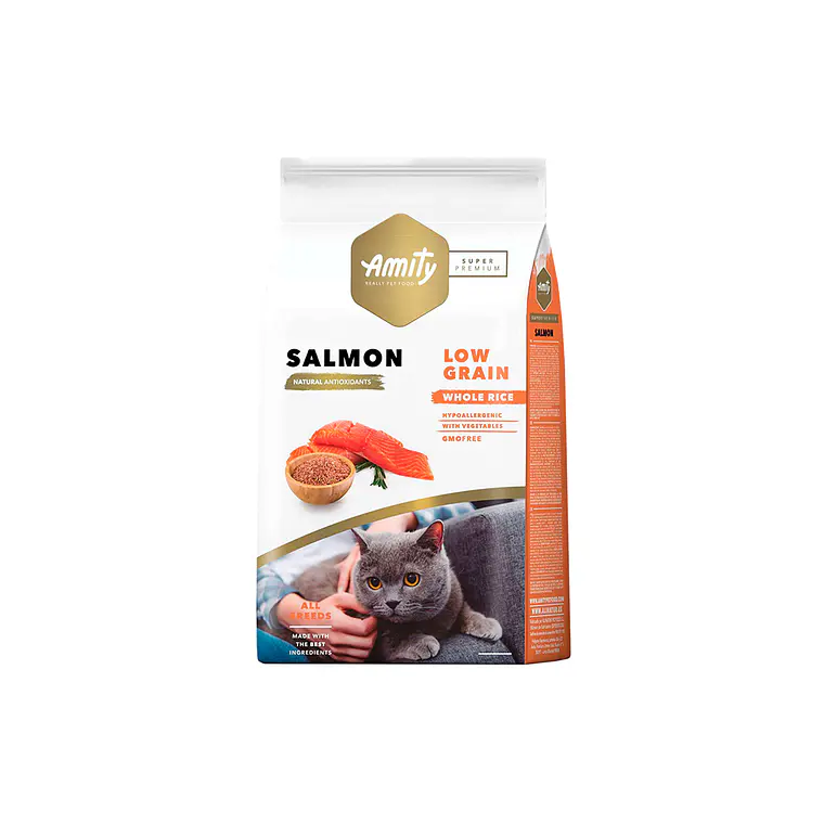 Alimento Amity Gato Adulto Salmon - 7kg 1