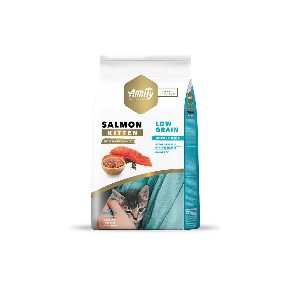 Alimento Amity Gato Kitten Salmon - 2kg 1
