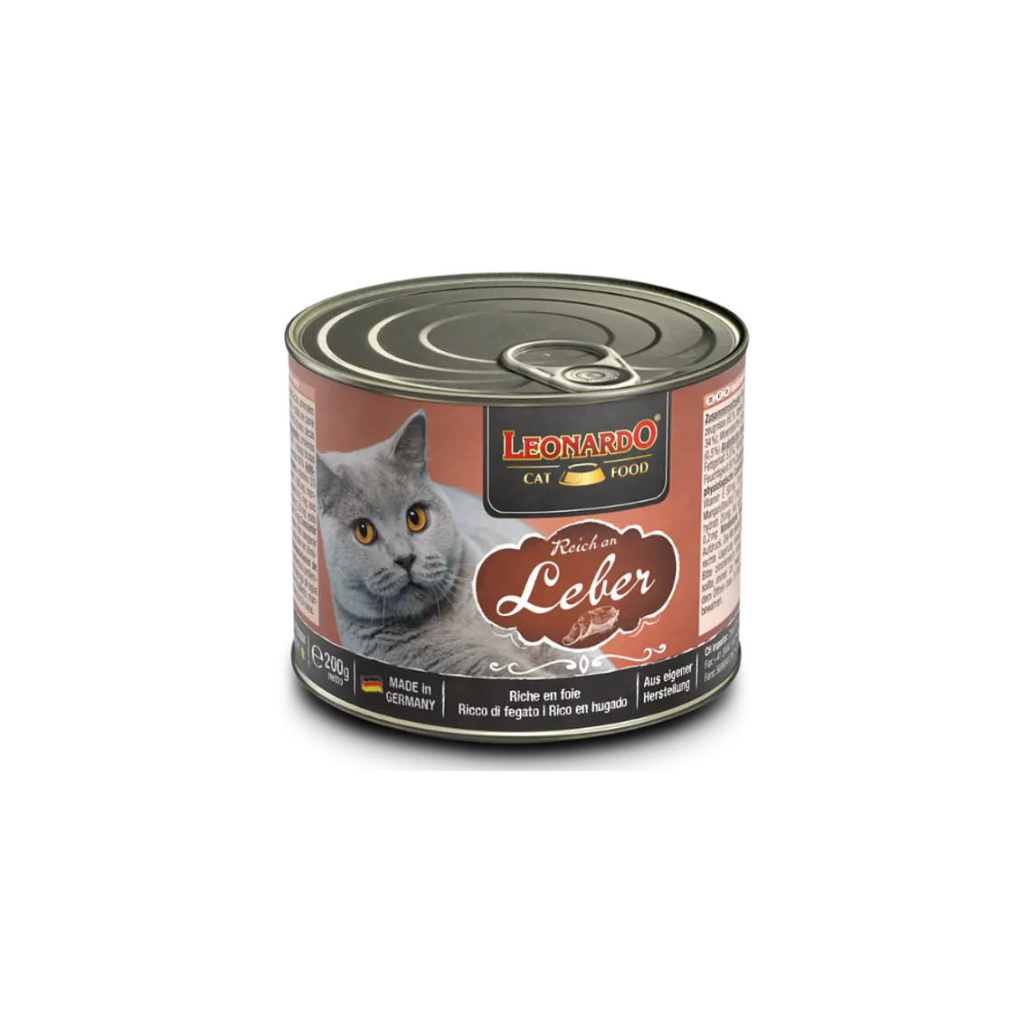 Lata Leonardo Sabor Higado - 200gr 1