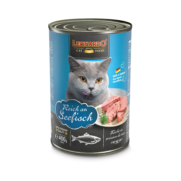 Lata Leonardo Sabor Pescado - 400gr 1