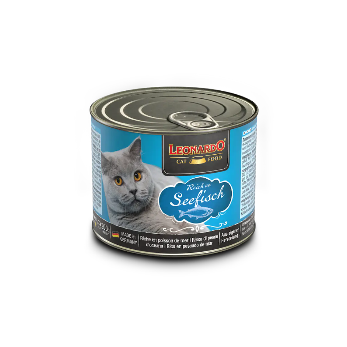 Lata Leonardo Sabor Pescado - 200gr 1