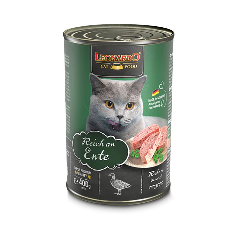 Lata Leonardo Sabor Pato - 400gr
