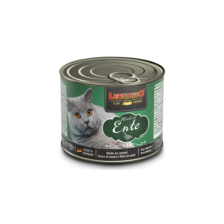 Lata Leonardo Sabor Pato - 200gr 1