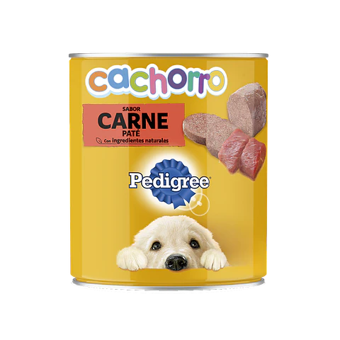 Lata Predigree Cachorro Pate Sabor Carne - 280gr