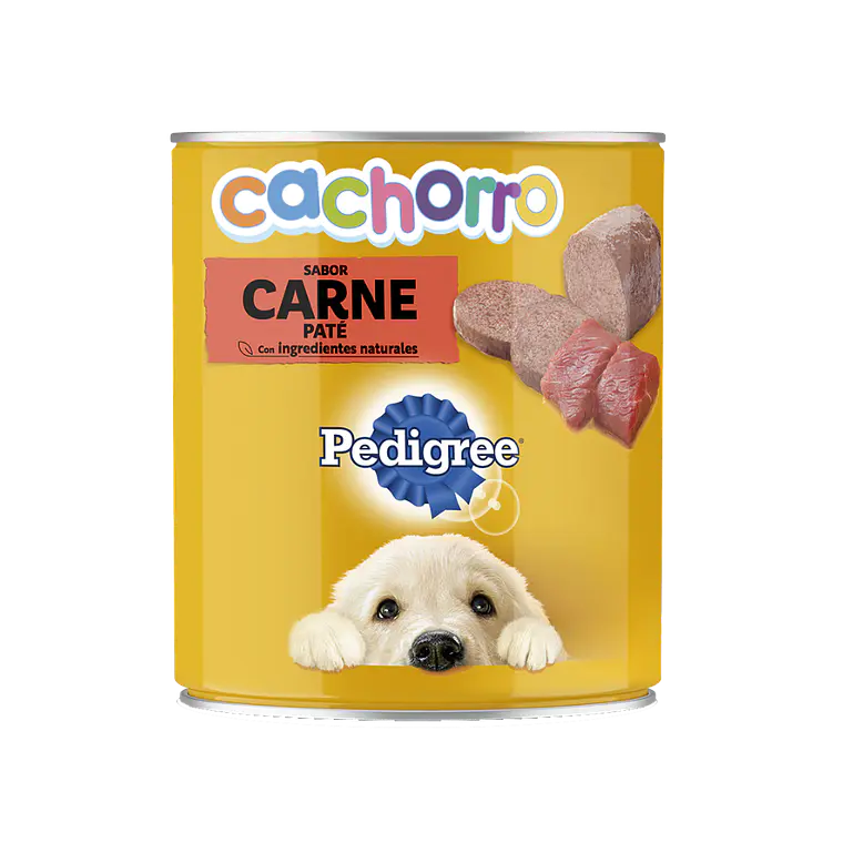 Lata Predigree Cachorro Pate Sabor Carne - 280gr 1