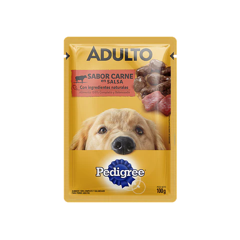 Sachet Predigree Adulto Trocitos de Carne en Salsa- 100gr