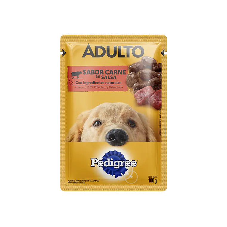 Sachet Predigree Adulto Trocitos de Carne en Salsa- 100gr 1