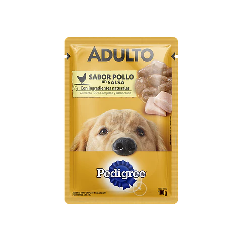 Sachet Predigree Adulto Trocitos de Pollo en Salsa- 100gr