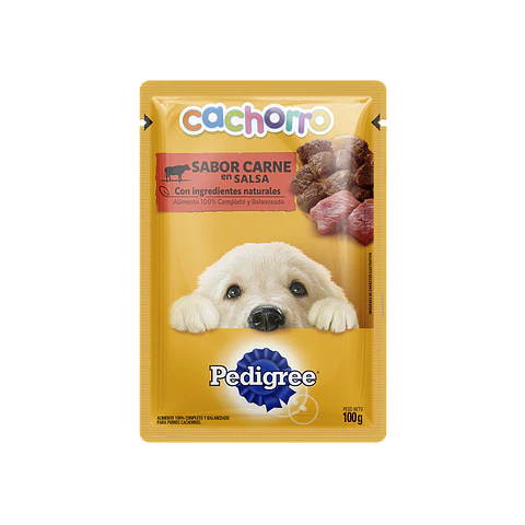 Sachet Predigree Cachorro Trocitos de Carne en Salsa- 100gr