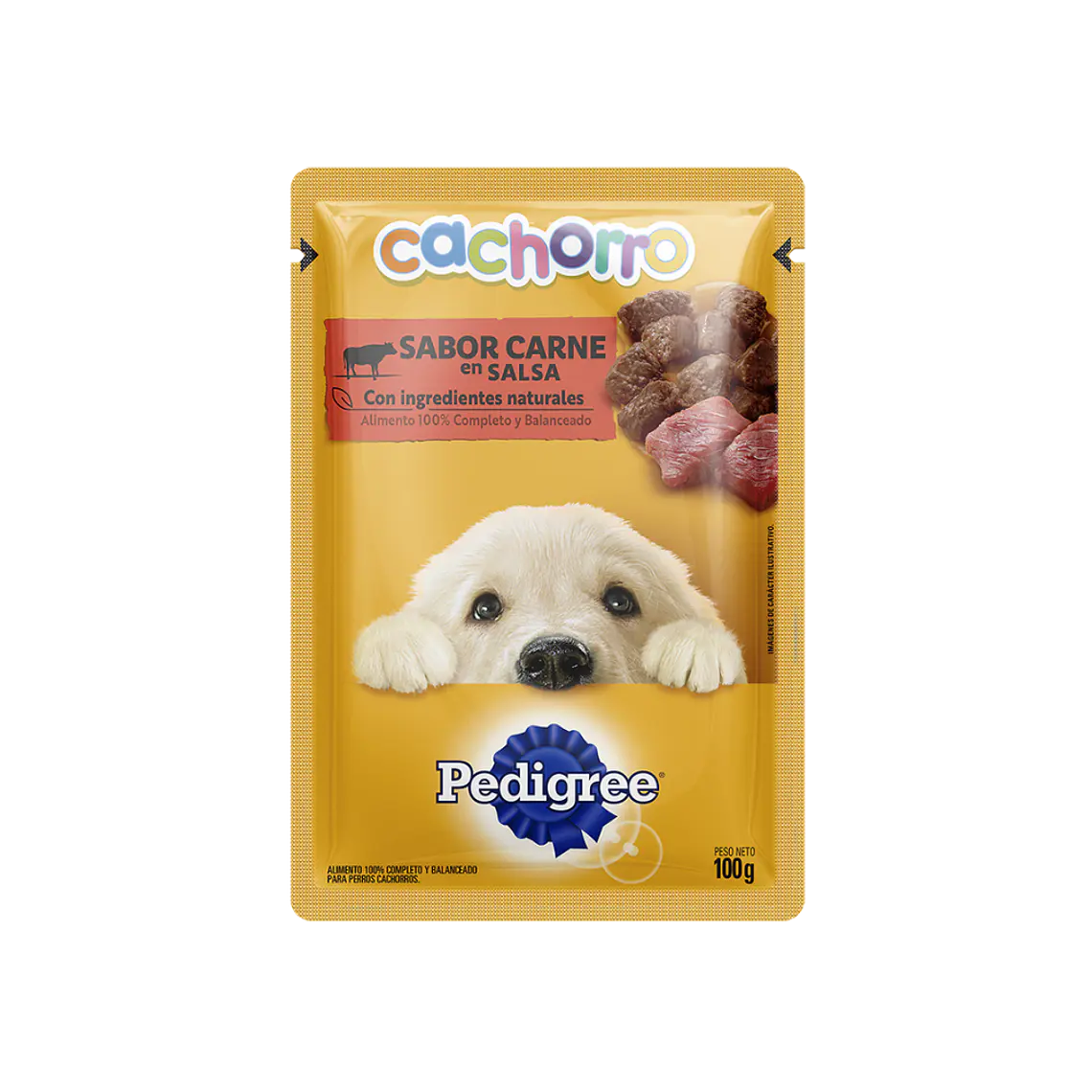 Sachet Predigree Cachorro Trocitos de Carne en Salsa- 100gr 1