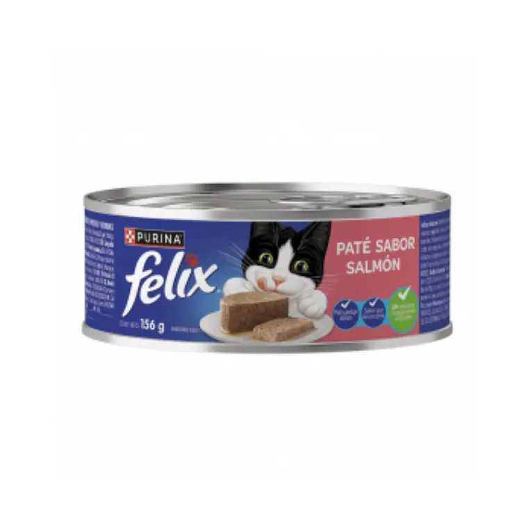 Lata Felix Pate Sabor Salmon - 156gr 1