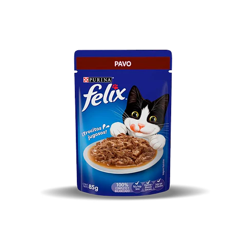 Sachet Felix Trocitos de Pavo en Salsa - 85gr