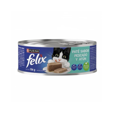 Lata Felix Pate Sabor Pescado y Atun - 156gr