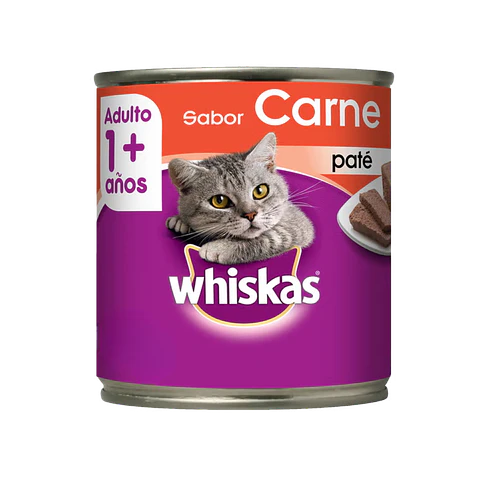 Lata Whiskas Pate Sabor Carne - 290gr