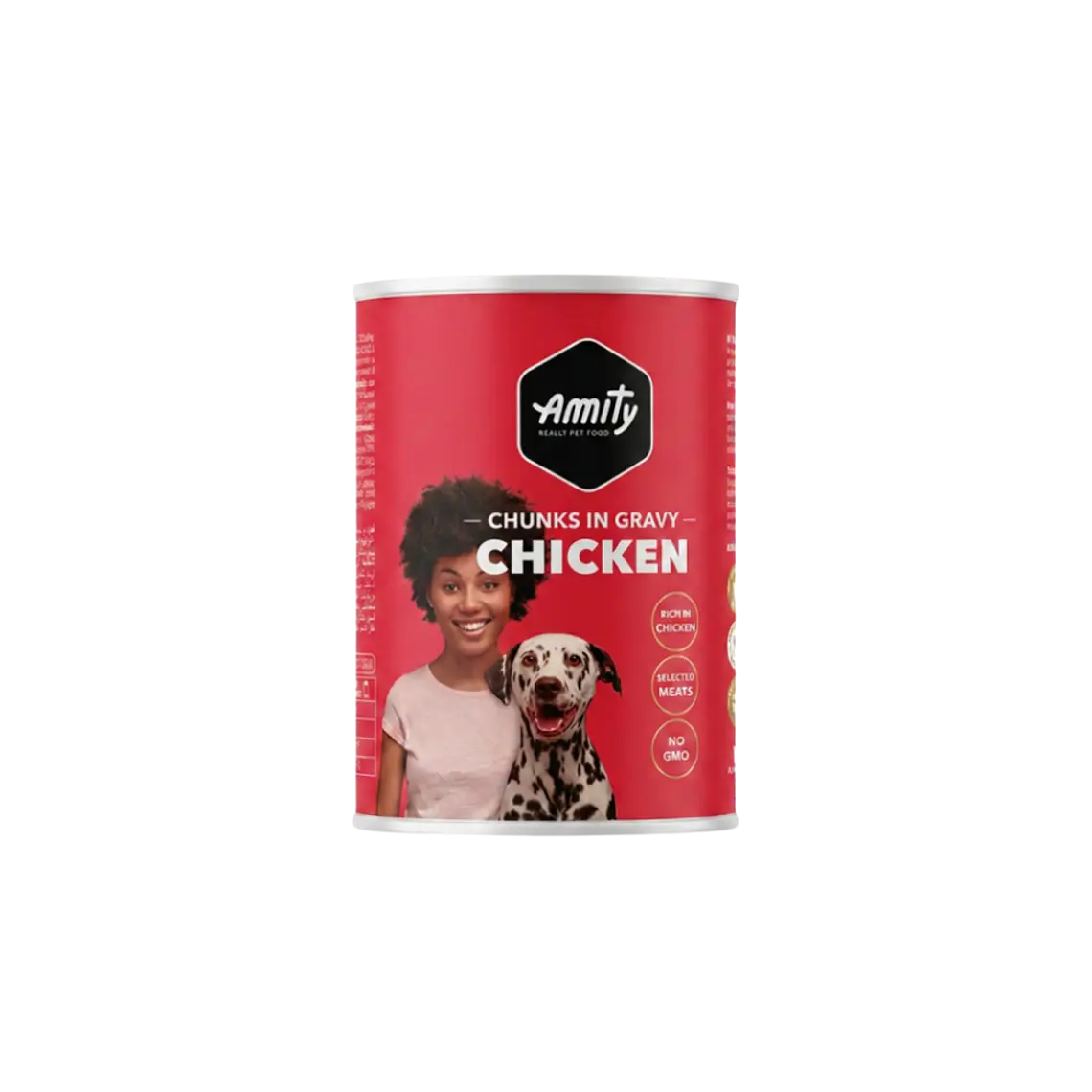 Lata Amity Perro Pate Sabor Pollo - 415gr 1