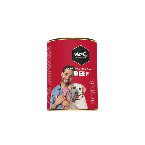 Lata Amity Perro Pate Sabor Carne - 415gr