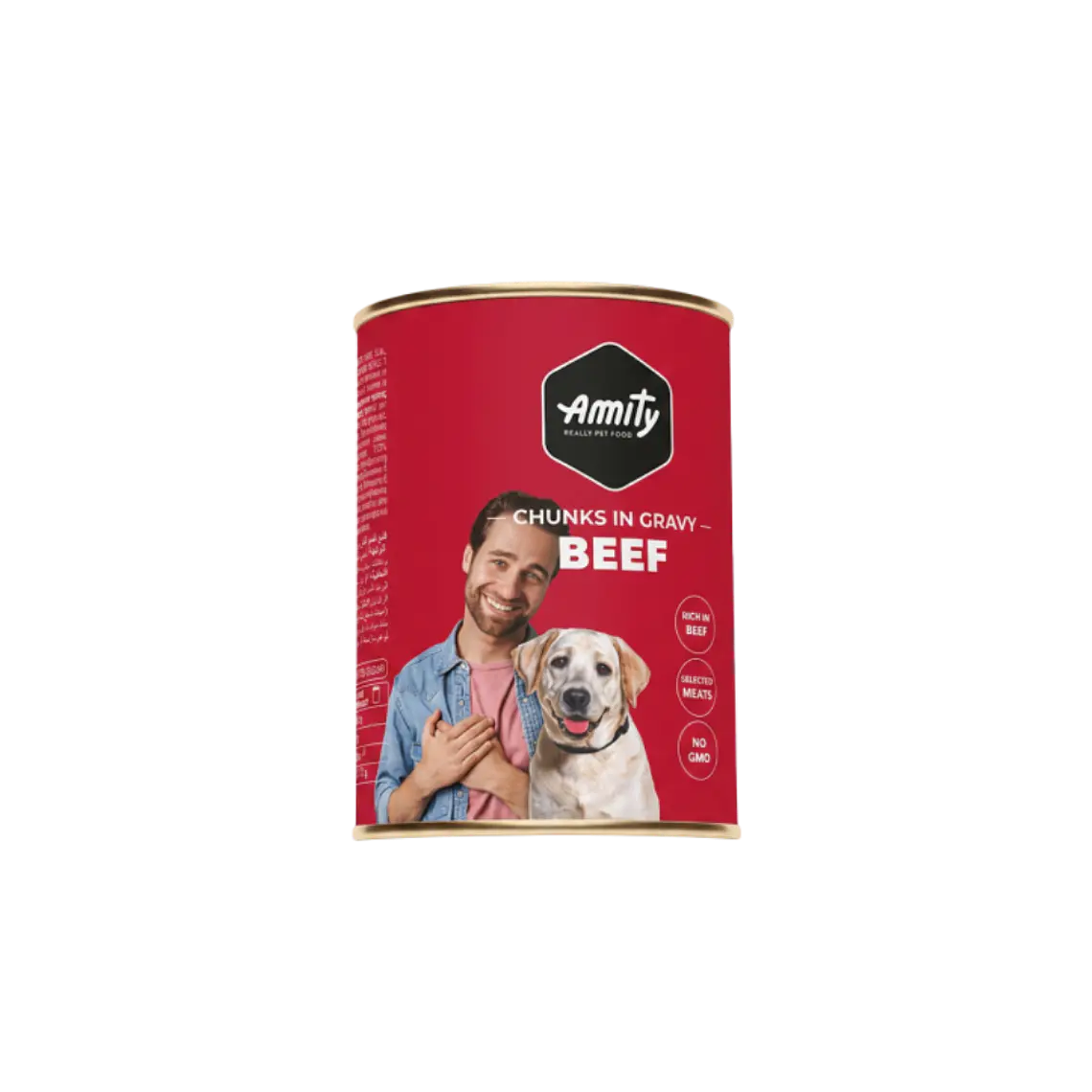 Lata Amity Perro Pate Sabor Carne - 415gr 1